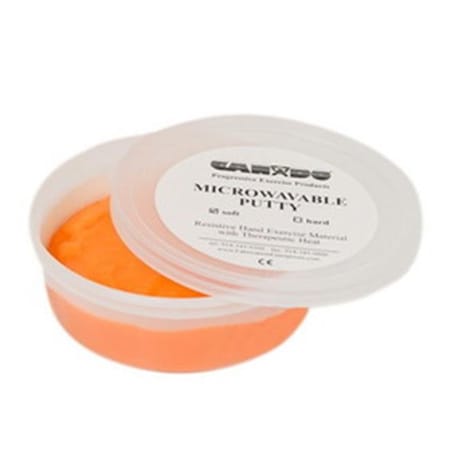 Fabrication Enterprises Fabrication Enterprises 10-2713 Microwaveable Exercise Putty; Soft Orange - 6 oz 297217